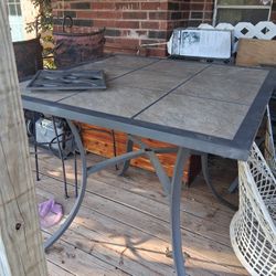 Nice Quality Out Door Table Marble Tile With Interchangeable Insert For Umbrella
