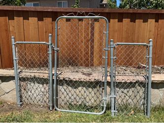 Metal Chain Link Fence Gate