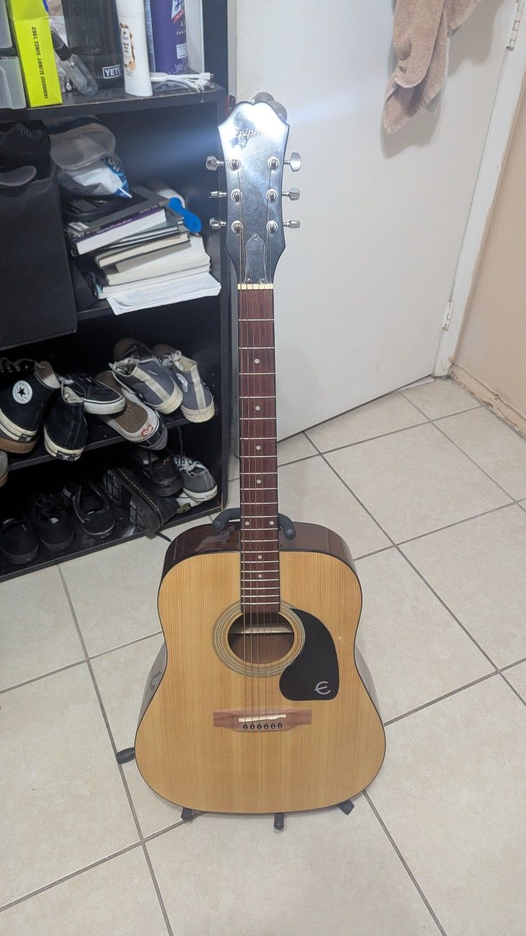 Epiphone acoustic guitar