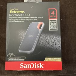 Sandisk Extreme Portable SSD 4tb