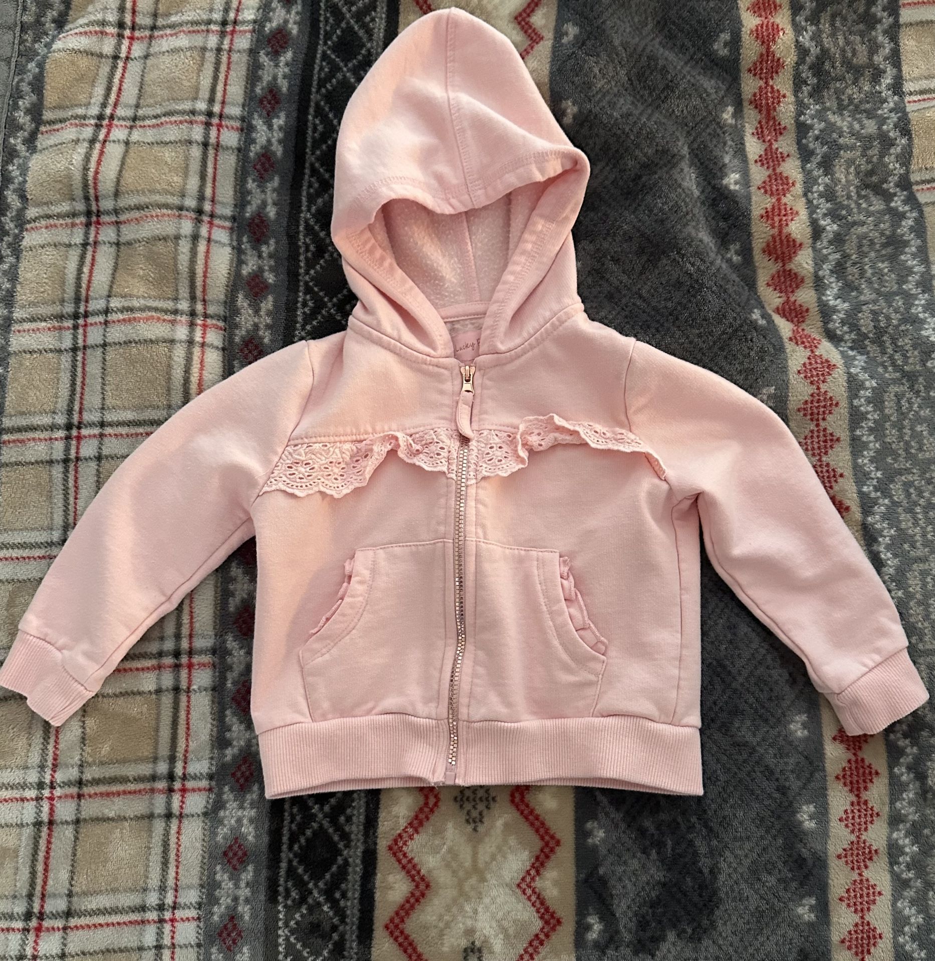 2t Girls Zip Up Sweater