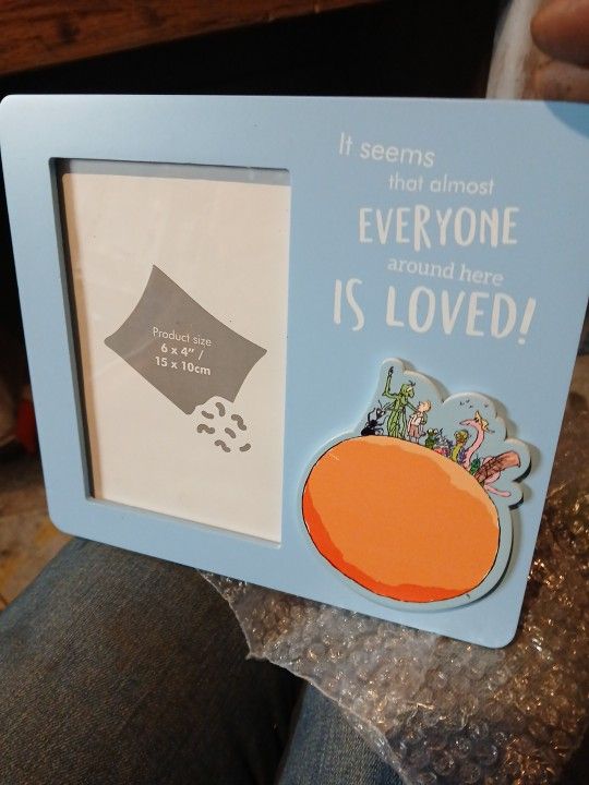 NIB Picture Frame James And The Giant Peach