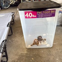 Pet food Bin