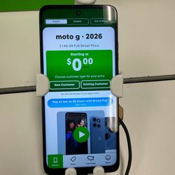 FREE Motorola g /g play 2026 only at CRICKET💚