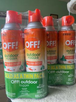 2 NIP Outdoor OFF! Spray 2 packs