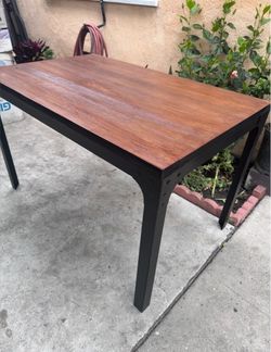Small table metal wood kitchen table