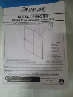 Glass shower doors