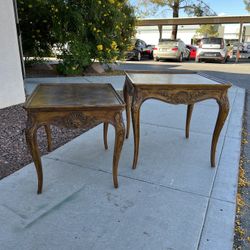 🌿 Pair of Vintage Henredon “Villandry” End Tables 🌿 ($10 Delivery )