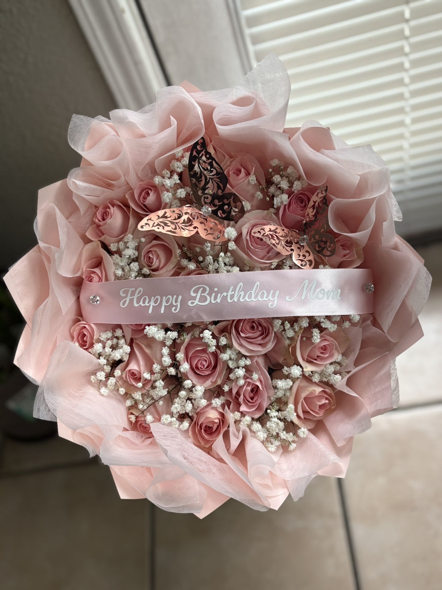 Ramo Buchon Roses Flower Bouquet