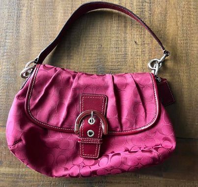 Coach purse - red