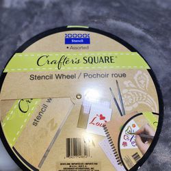 Crafter's Square Stencil Wheel: Numbers, (Capital Number & Symbol Stencils), New