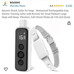 Bousonic Training Collar For Dogs- Vibration And Beep Functions 