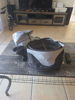 Portable Charcoal Grill with Carry Bag