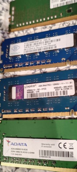 Memory cards.  8 GB  ddr3