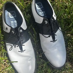 FootJoy Premiere Series Packard 54331 White Black Men Golf Shoes size 11