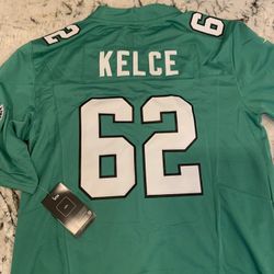 Eagles Jason Kelce Kelly Green. All Sizes 