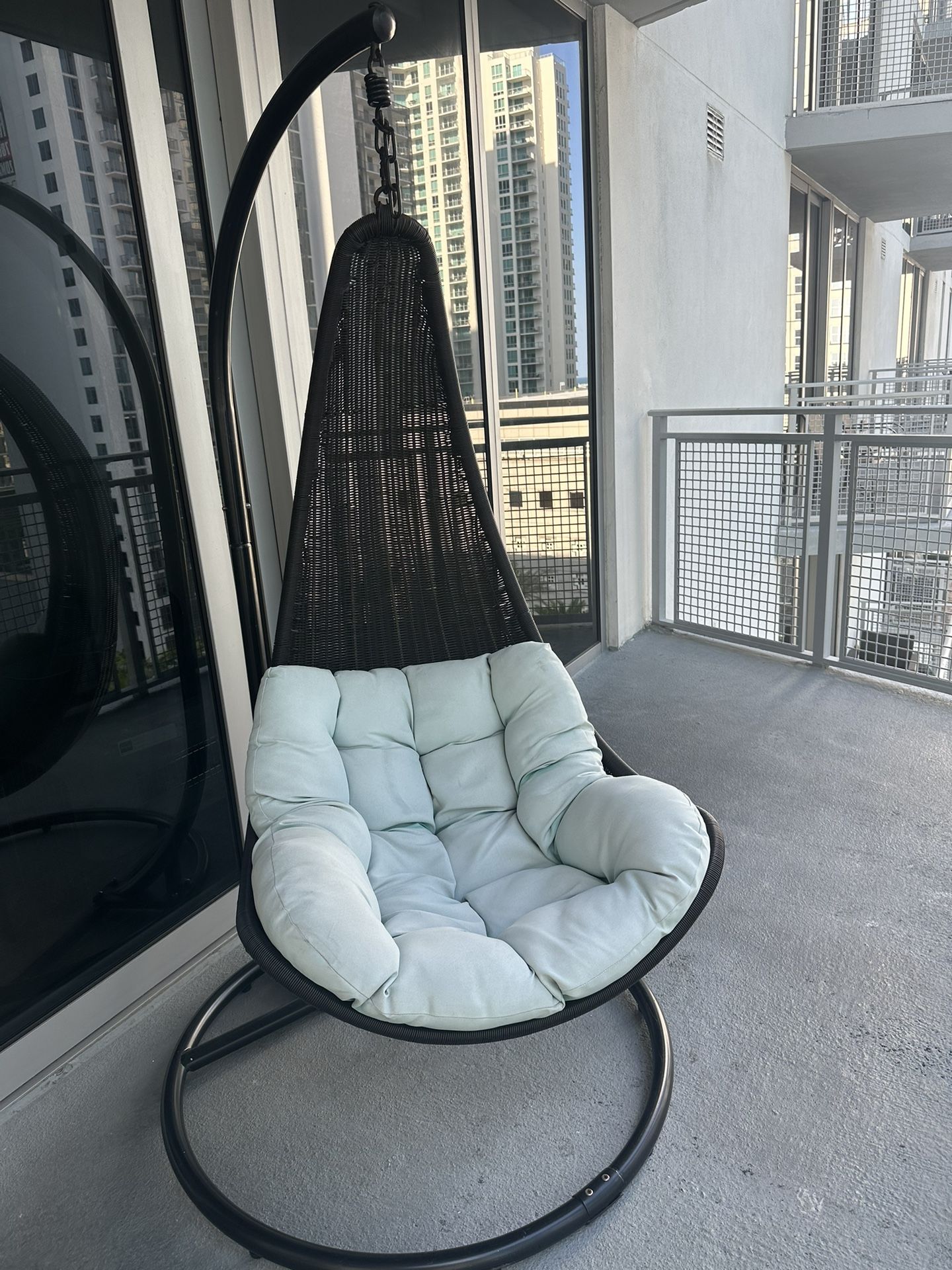 Zen Dark Teal Hanging Chair 