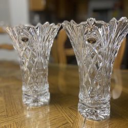 Crystal vases