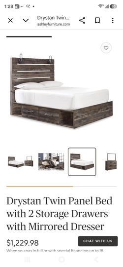 Drystan twin bed frame
