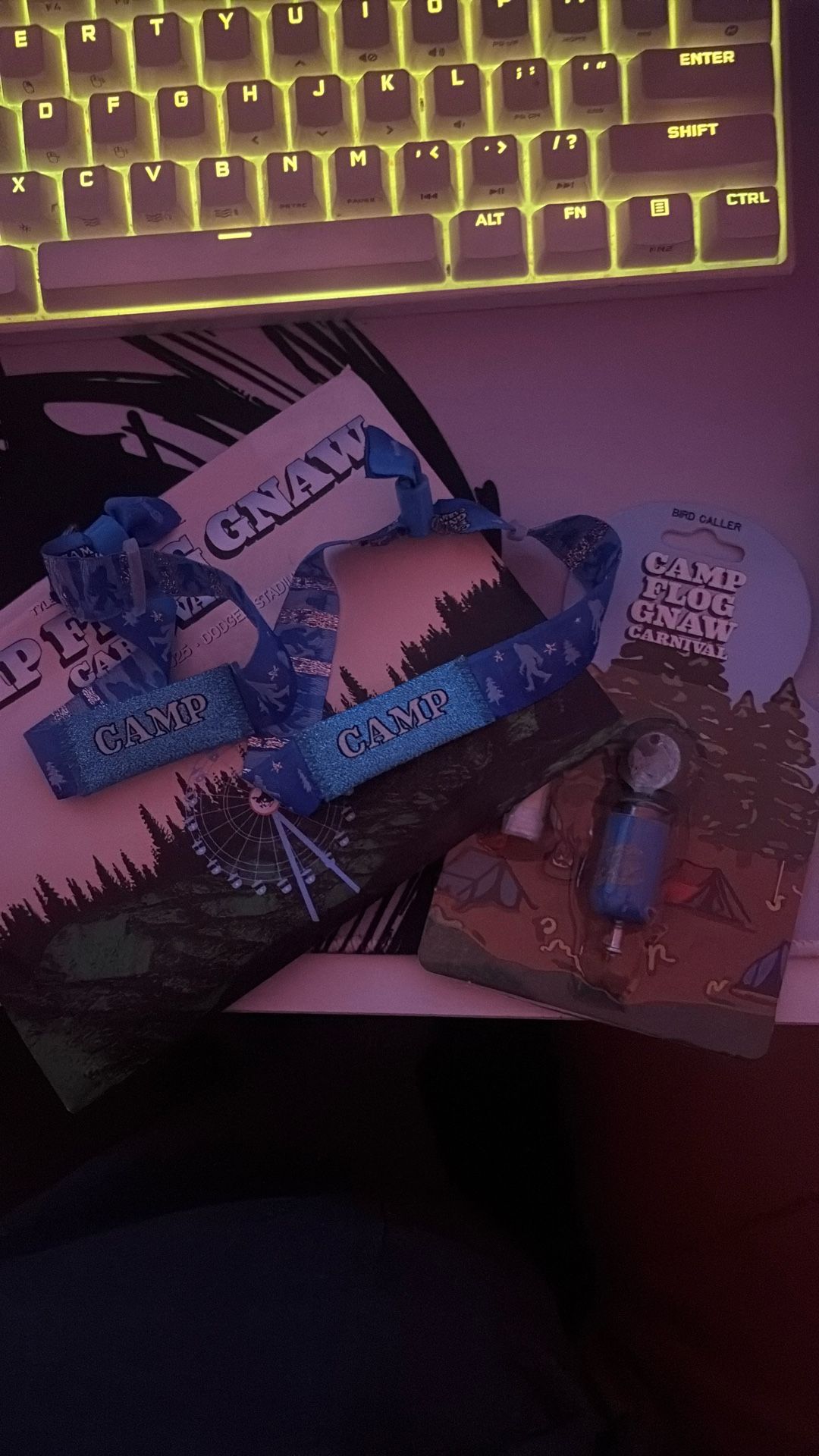2 GA CAMP FLOG GNAW WRISTBANDS