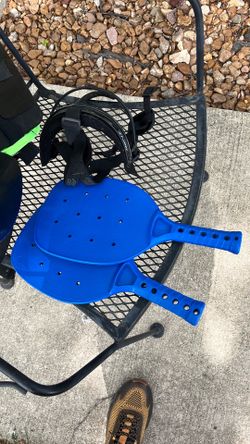 Plastic Pickle ball rackets blue color