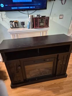 Fireplace TV stand