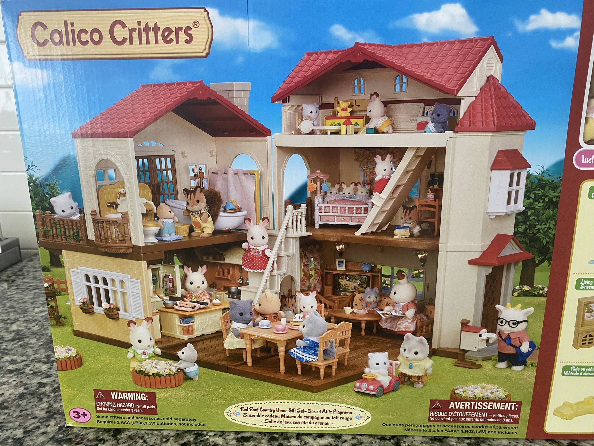 Red Roof Country Home Calico Critters Townhome Sale Brand New Toy