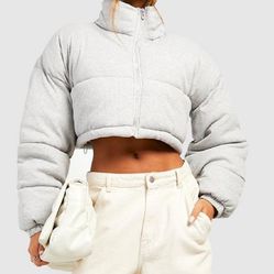 Cropped Puffer Jacket 