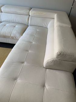 White sofa