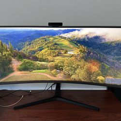 SAMSUNG 34" Class Ultrawide Monitor with 21:9 Wide Screen, LED WQHD(3,440 x 1,440) Display, 4ms Response, 75Hz, FreeSync, Display Port, HDMI, with MTC