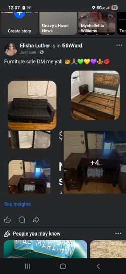 Several Furniture Peices Available