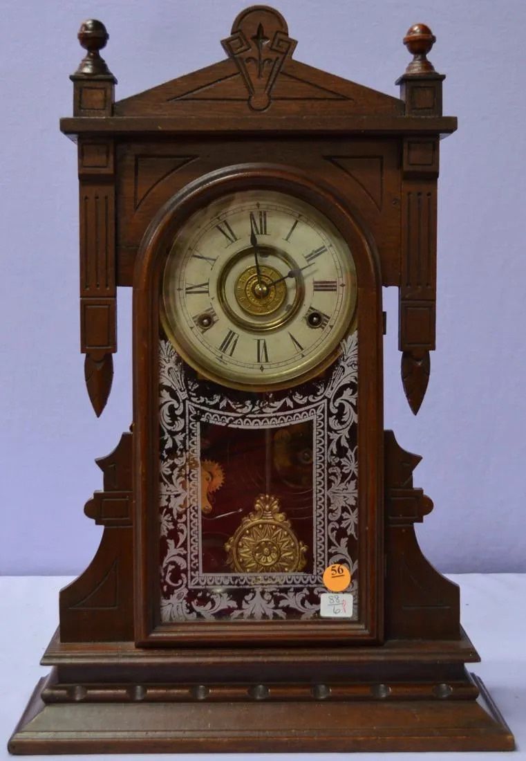 Antique New Haven Kitchen Clock