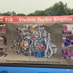 REVELL SCALE MODEL VISIBLE TURBO ENGINE