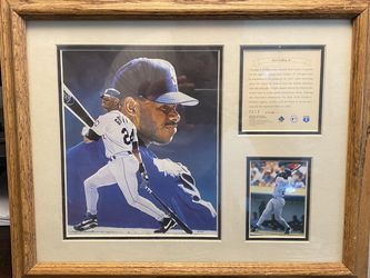 Ken Griffey Jr Baseball Plaque