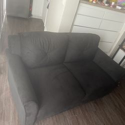 Love Seat, Black, Small, Like New 
