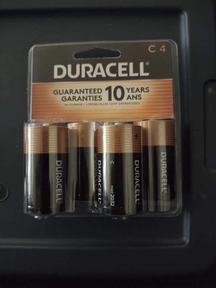 2x DURACELL C BATTERIES PACKS $10$