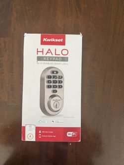 Kwikset Halo Keypad Wi-Fi Smart Lock Deadbolt SmartKey