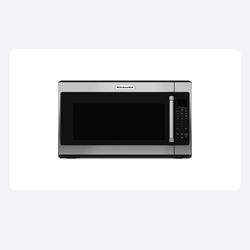 2-cu ft 1000-watt Over The Range Microwave With Sensor Cooking (Stainless Steel With Print shield)