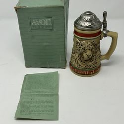 Avon 1991 Collectible Stein #108785 Endangered Species Ceramarte 6in