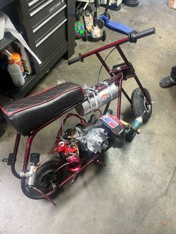 GTS minibike partially fully built