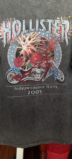 Hollister 2005 Biker Rally T-Shirt LARGE