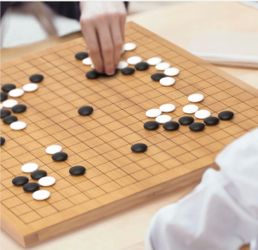 YMI GAME—Brand-New Yellow Mountain Imports Bamboo Go Game Set