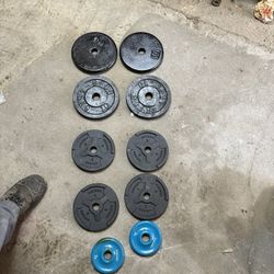 Standard Size Weight Plates 1 Inch Hole 