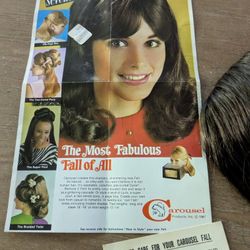 Vintage 1967 Carousel Hair Fall