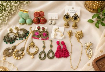 Mixed Lot of Fashion Earrings and Jewelry