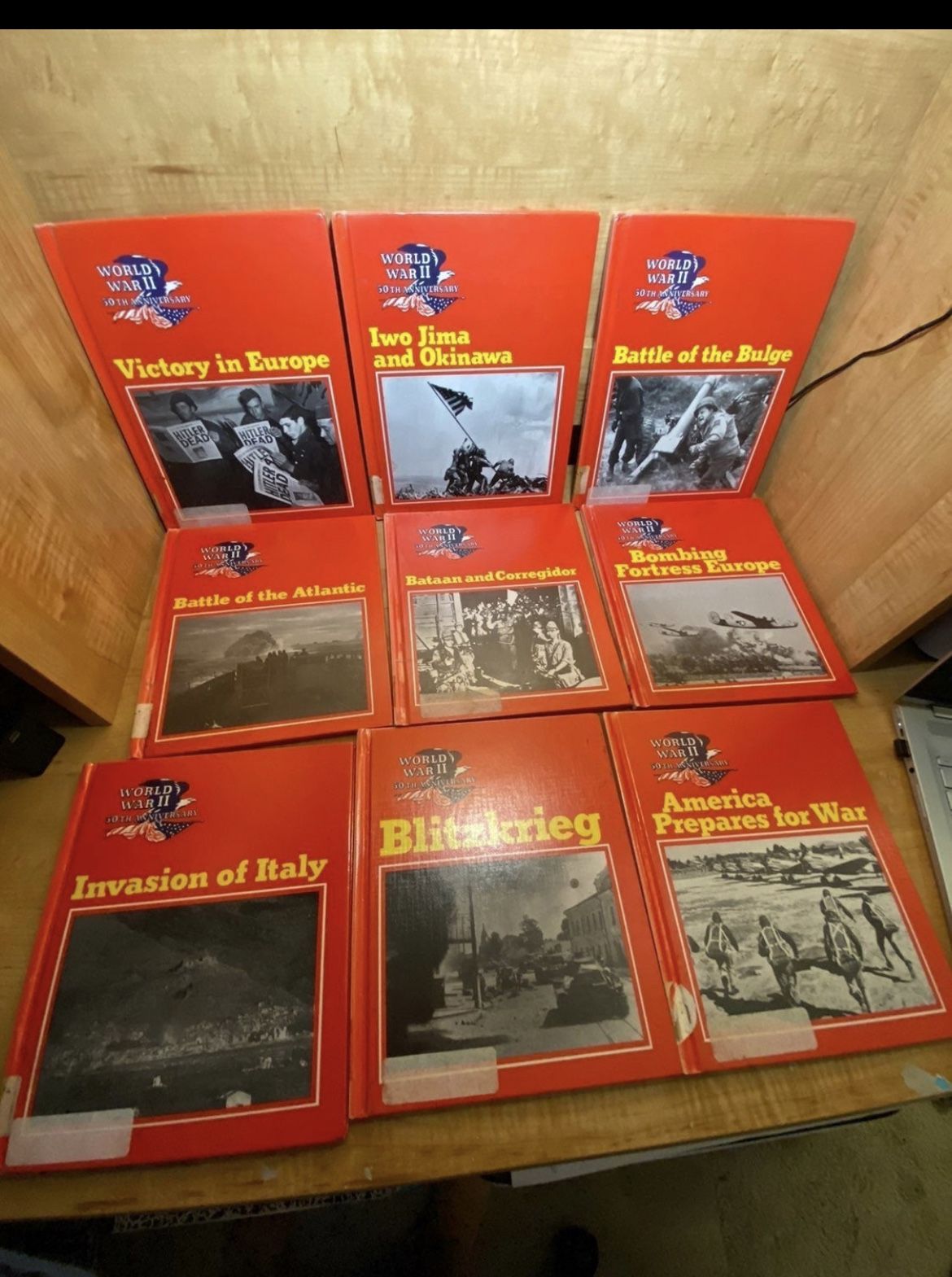 World War II 50th anniverssary 9 books