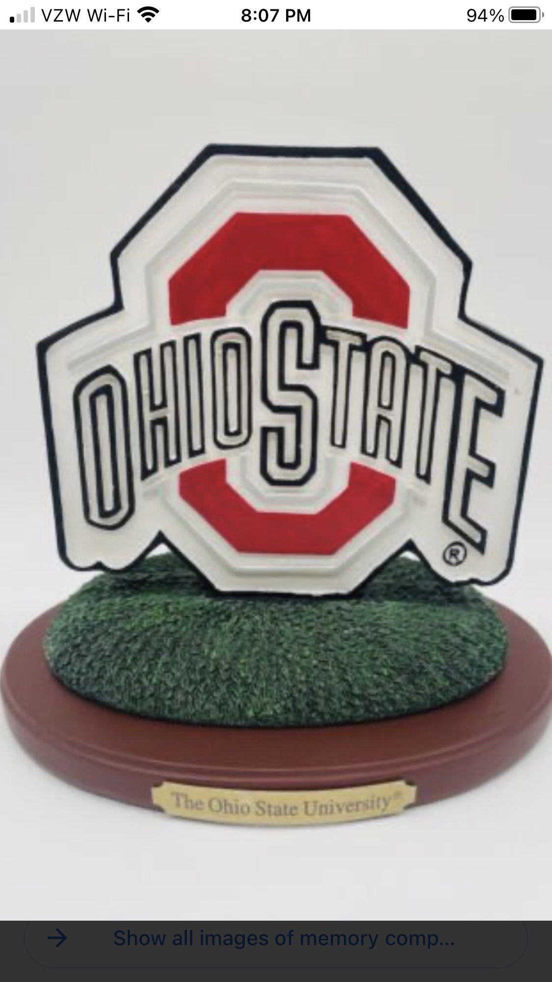 Ohio State Logo or Wooden Football