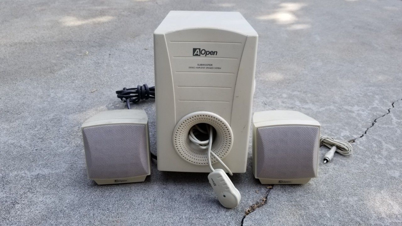 AOPEN computer speakers