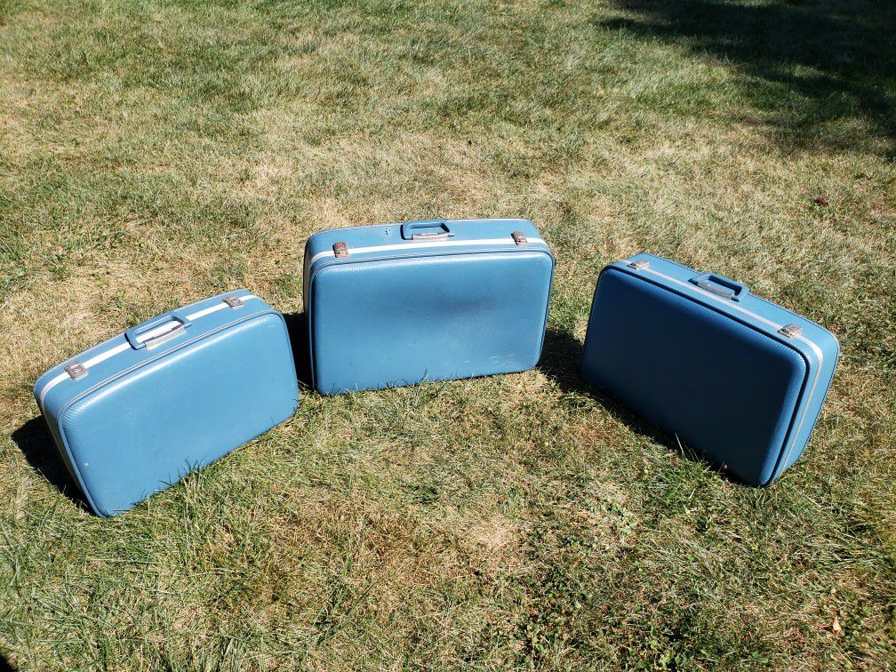 Vintage luggage suitcases