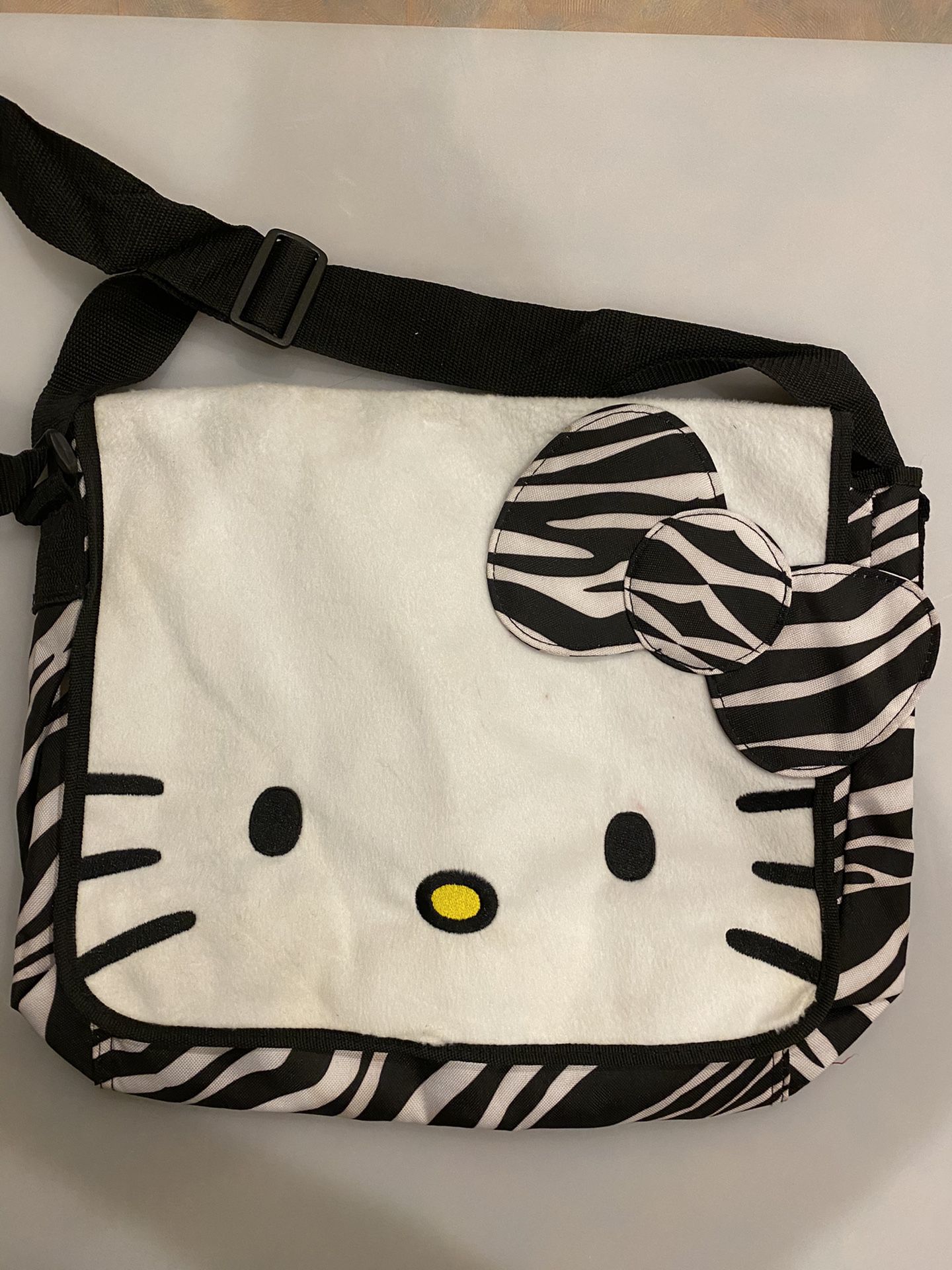 Hello Kitty Messenger Bag Black Satchel